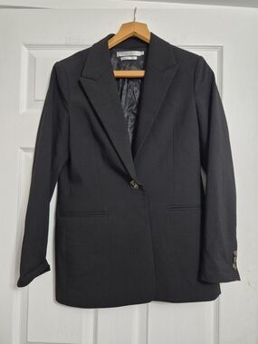 Simons Black Single-Button Women's Blazer